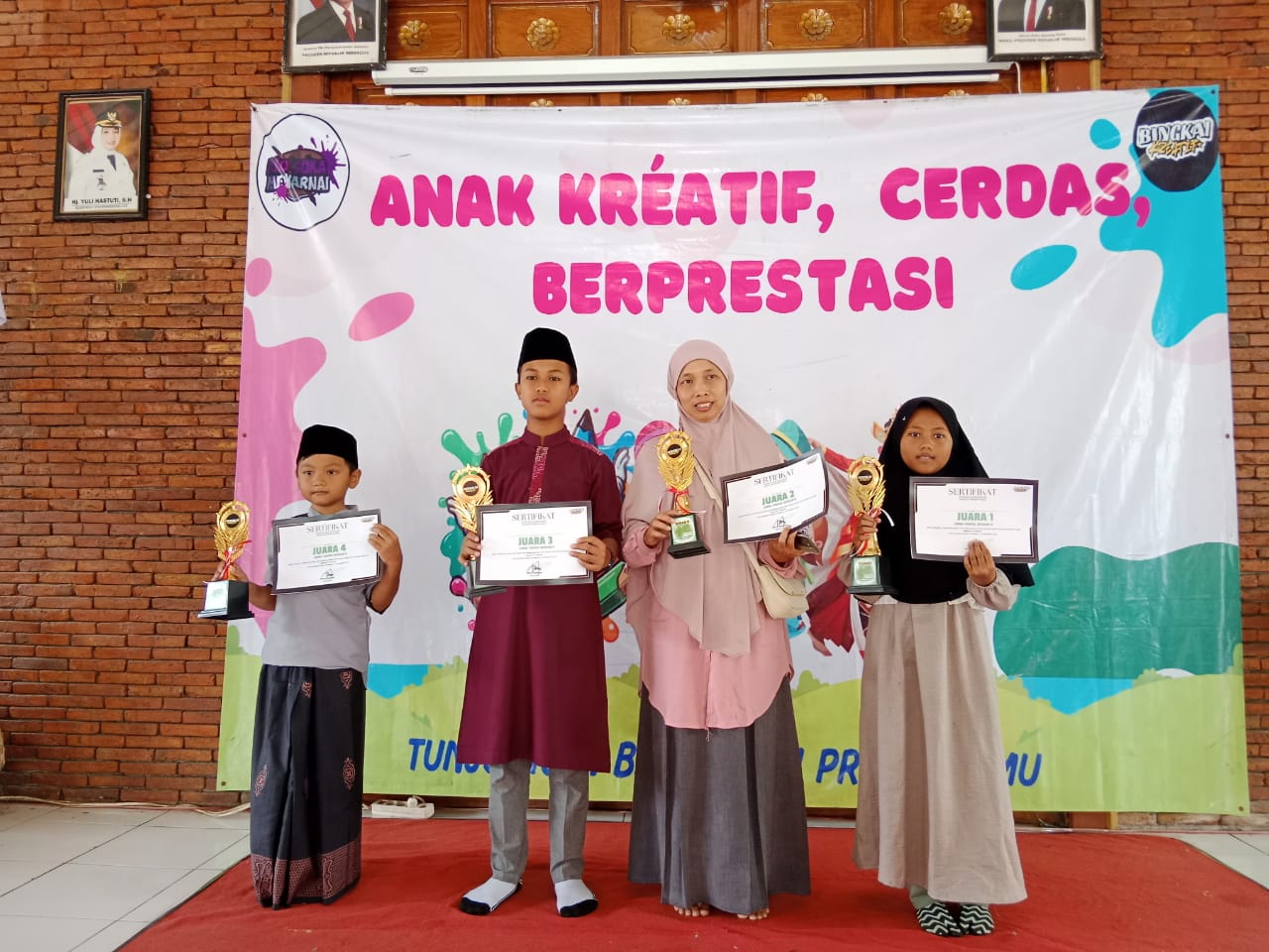 Murid SDTQ Nuurul Waahid sabet juara 1 lomba tahfidz
